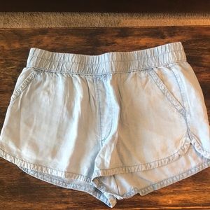American Eagle jogger denim shorts